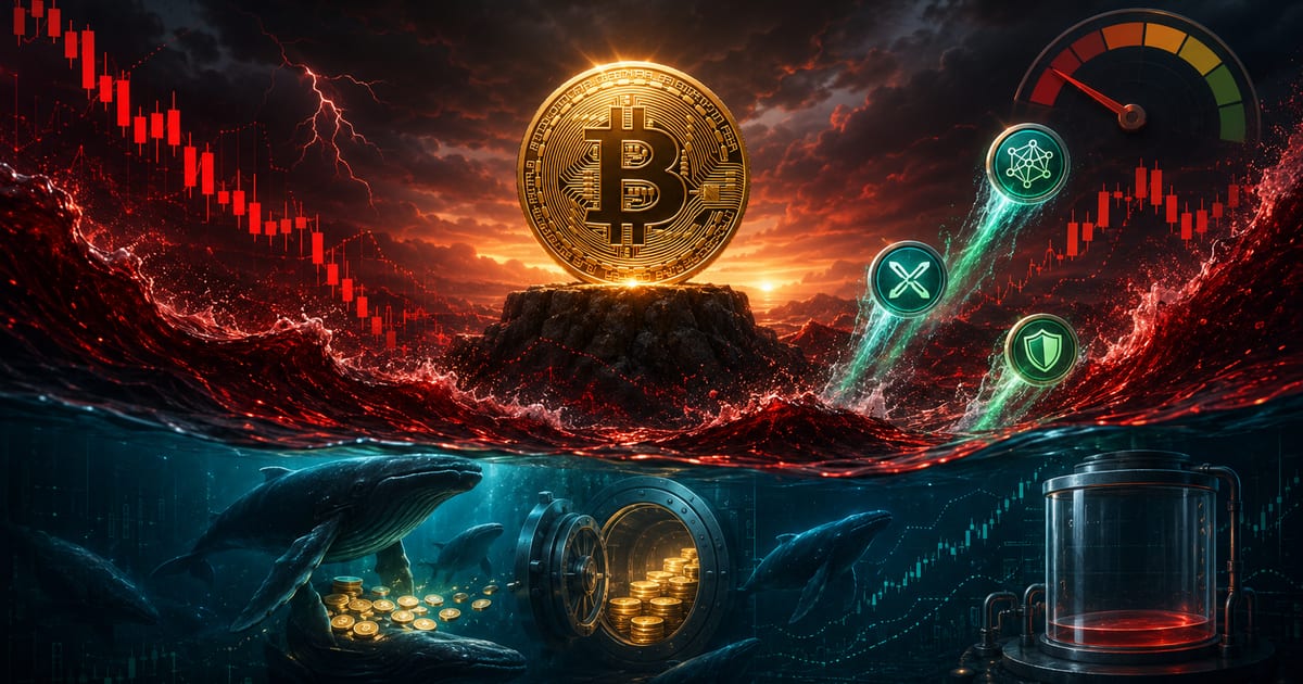 Báo cáo tuần thị trường crypto 18–24/5/2026: BTC giữ mốc 76K giữa vùng Sợ hãi, NEAR bùng nổ +57%, on-chain âm thầm tích luỹ