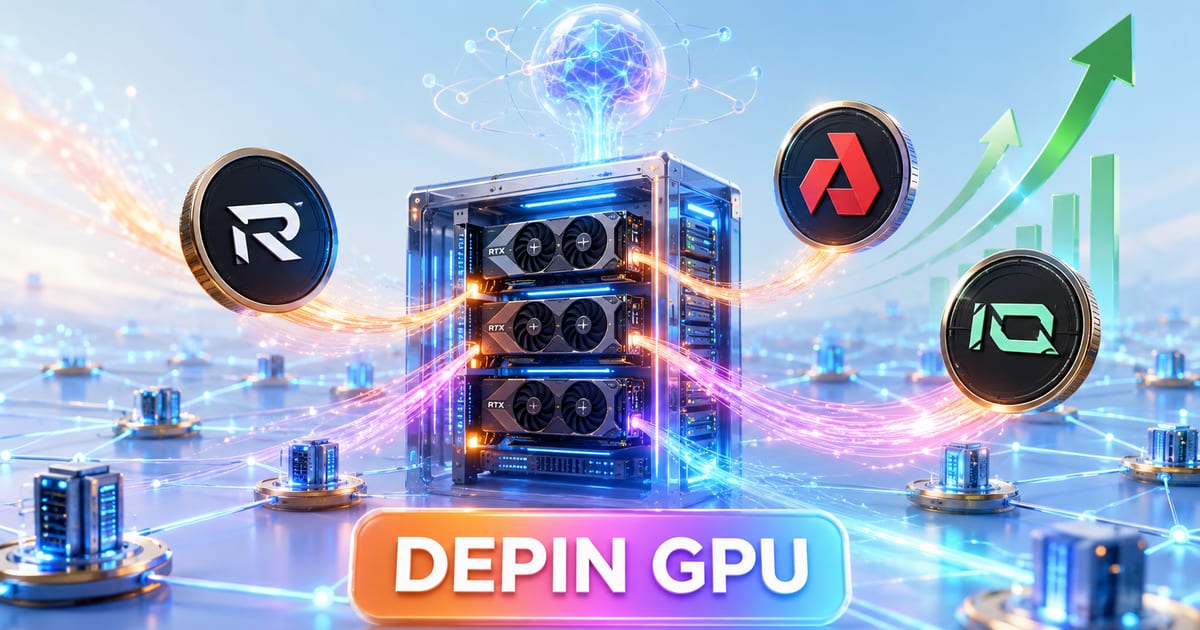 DePIN GPU Compute Thực Chiến 2026: Render, Akash, io.net — Cách Kiếm Income Từ GPU & Đánh Giá Token