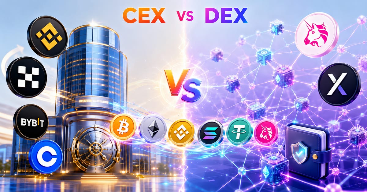 So Sánh CEX vs DEX: Nên Dùng Sàn Nào?