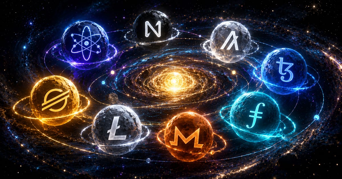 Tám blockchain Layer 1 quan trọng năm 2026: Cosmos, NEAR, Algorand, Tezos, Filecoin, Stellar, Litecoin, Monero