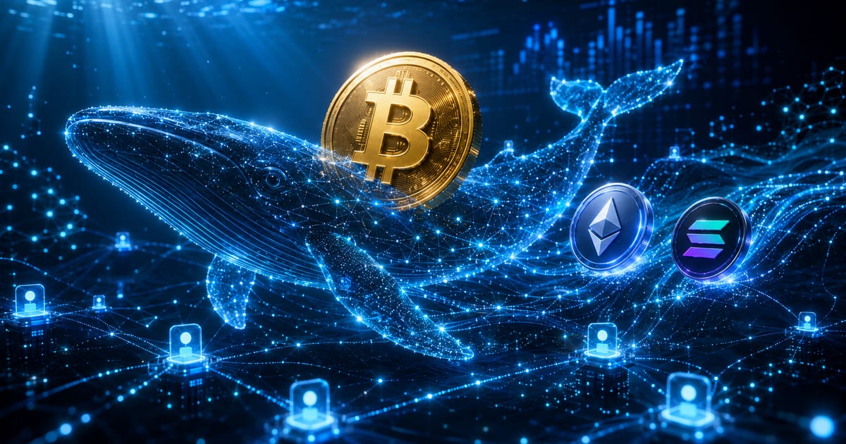 Whale Watching On-Chain 2026: Đọc Hành Vi Cá Mập Bitcoin Và Altcoin Bằng Dữ Liệu Công Khai